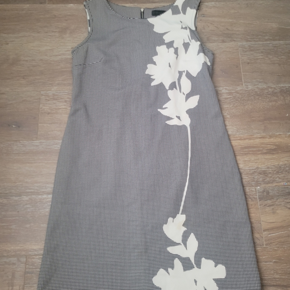 Worthington Black & White Sleeveless Dress, Size M